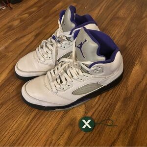 Jordan 5 grape size 10 men